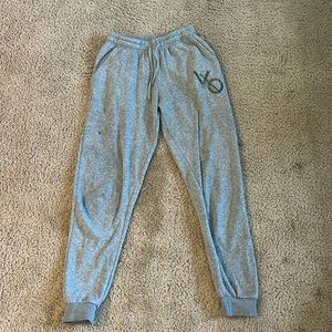 Grey sweatpants